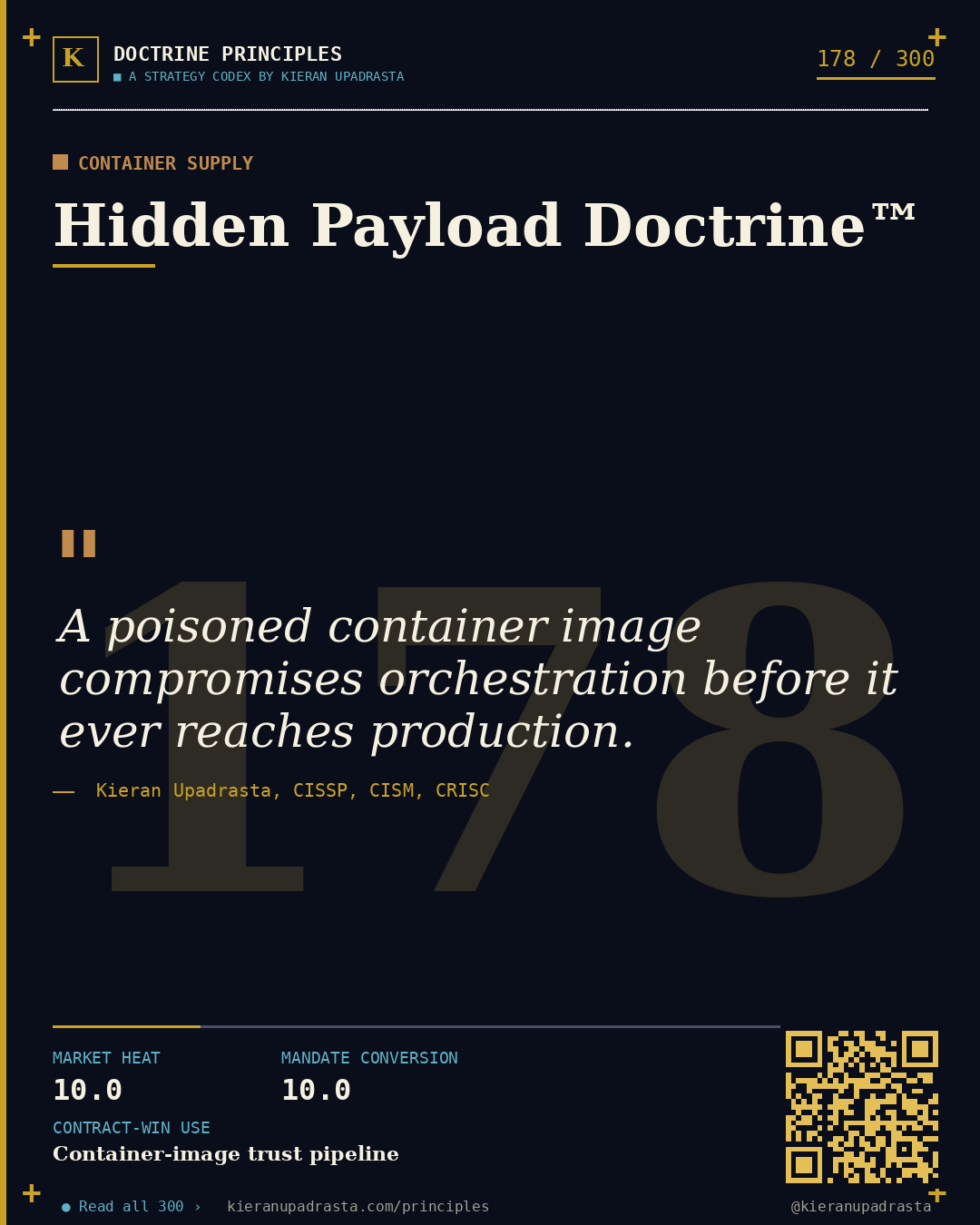 Principle 178: Untethered Device Doctrine™ &mdash; Edge Device doctrine card by Professor Kieran Sky, CISSP CISM CRISC, Schiphol University